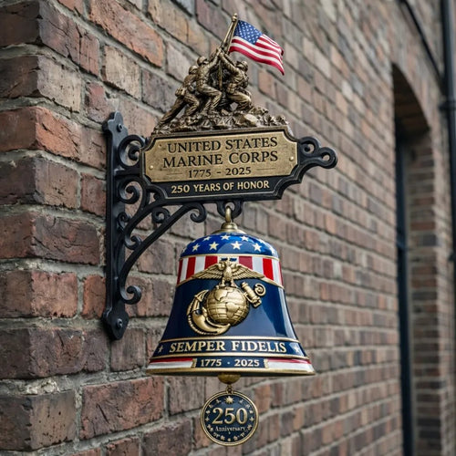 🔥Last Day 49% OFF -USMC 250th Anniversary – Semper Fidelis Collector’s Bell